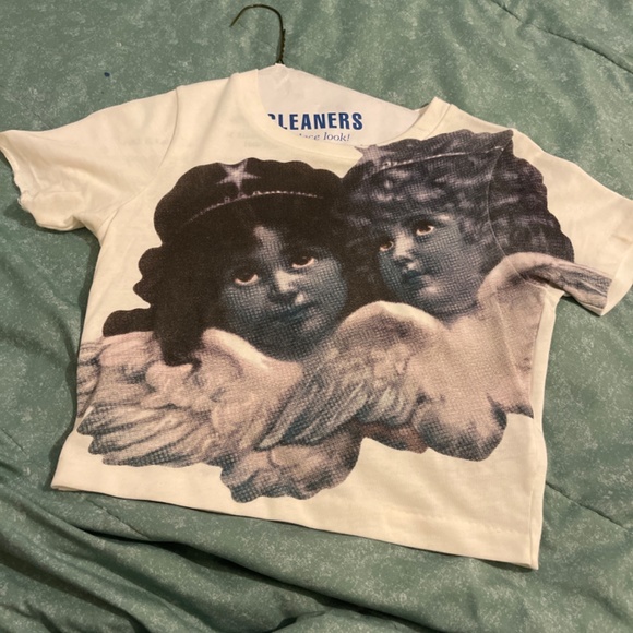 FIORUCCI ENLARGED ANGELS BABY T-SHIRT WHITE - Picture 5 of 5